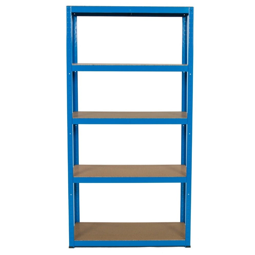 RackZone Value Shelving, blue, 5 shelves, 1780x900x450mm, 175kg UDL.