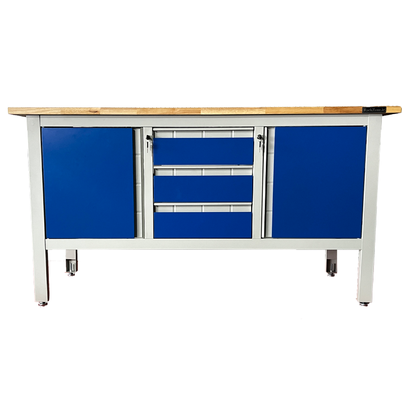 Industrial Workbench 1690W x 900H x 600D Grey/Blue