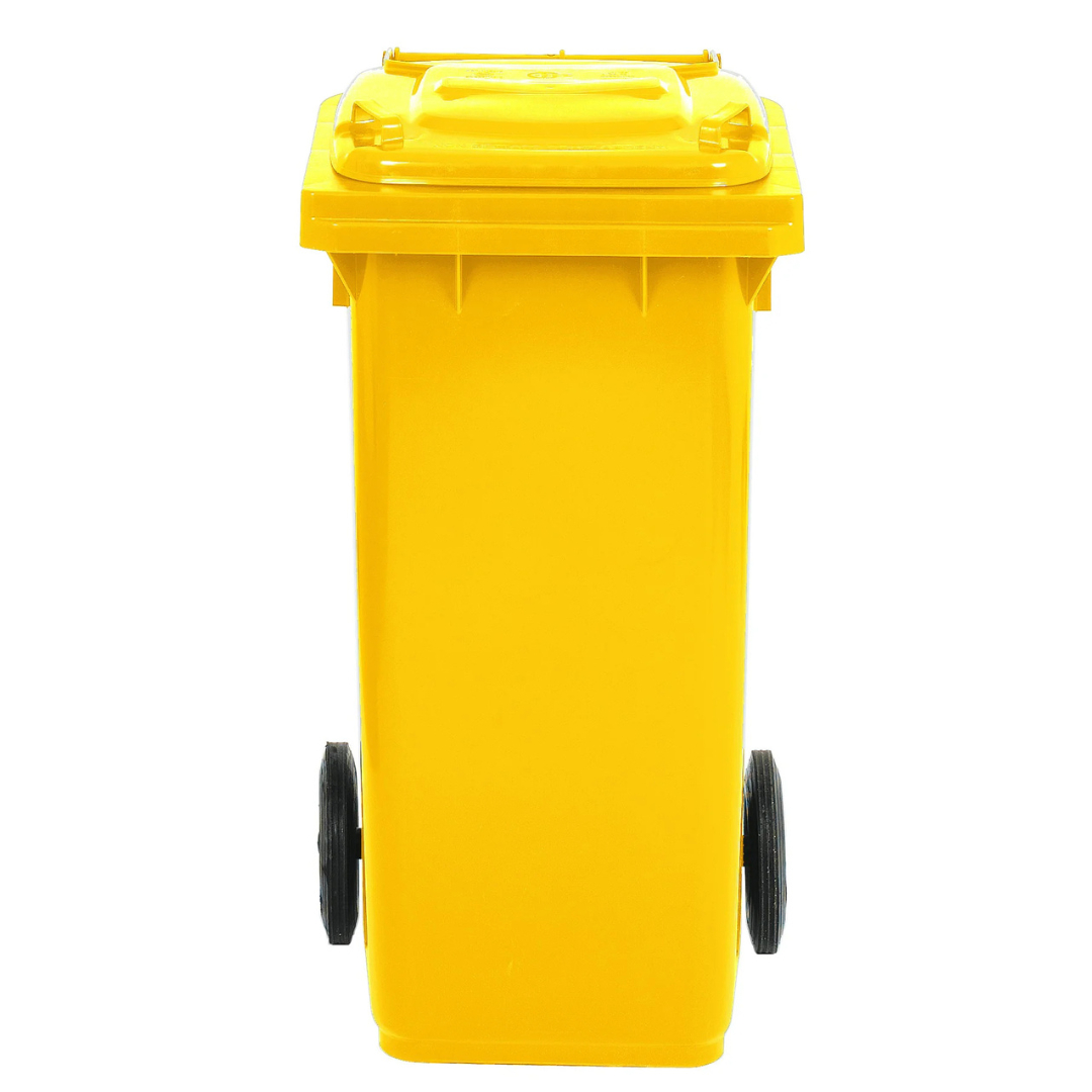 Wheelie Bin 120 Litre - Yellow