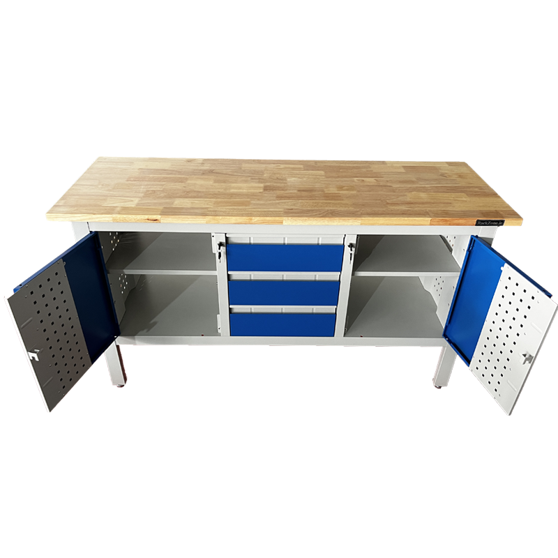 Industrial Workbench 1690W x 900H x 600D Grey/Blue