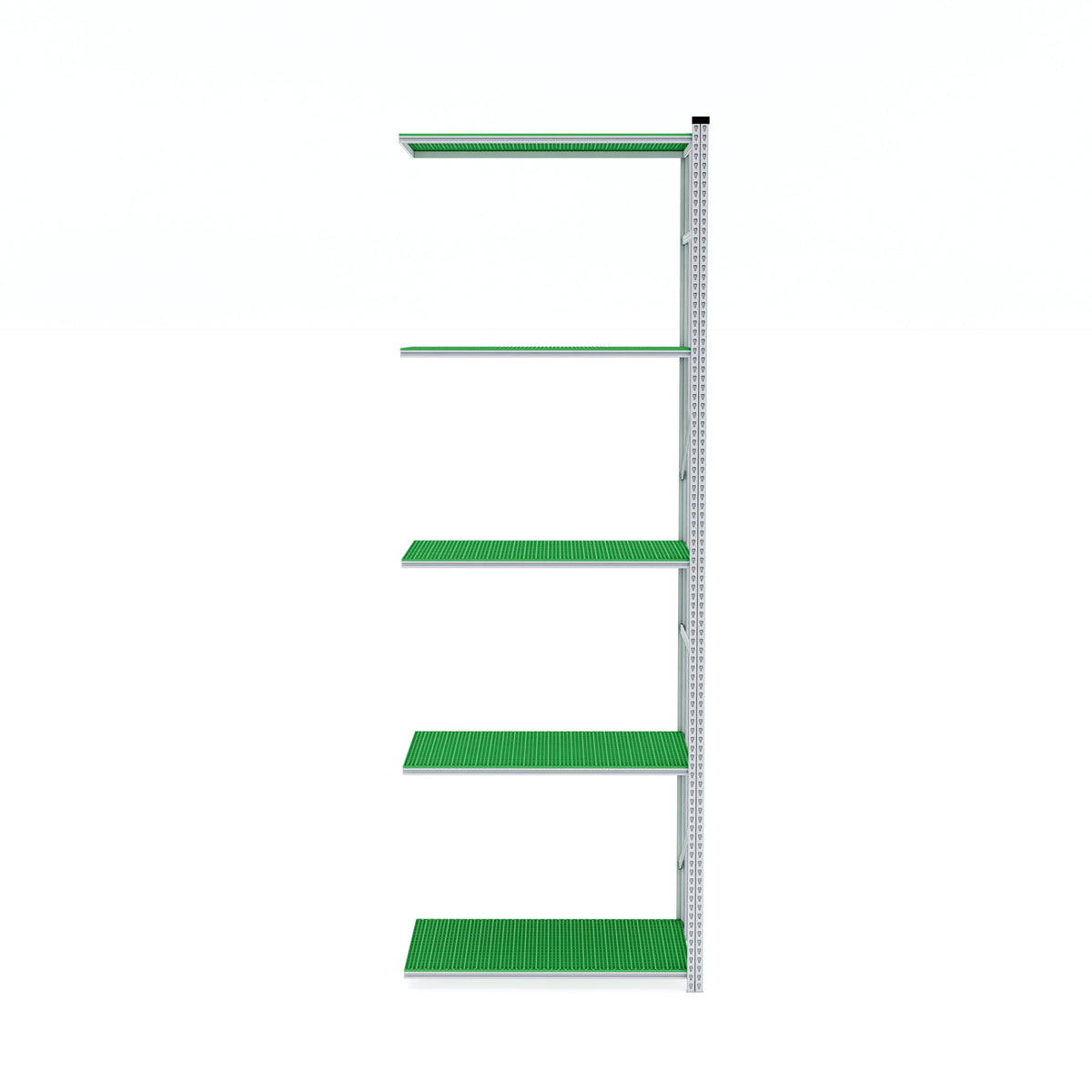 Galvanised Shelving 600mm Depth Plastic Panels - Extender