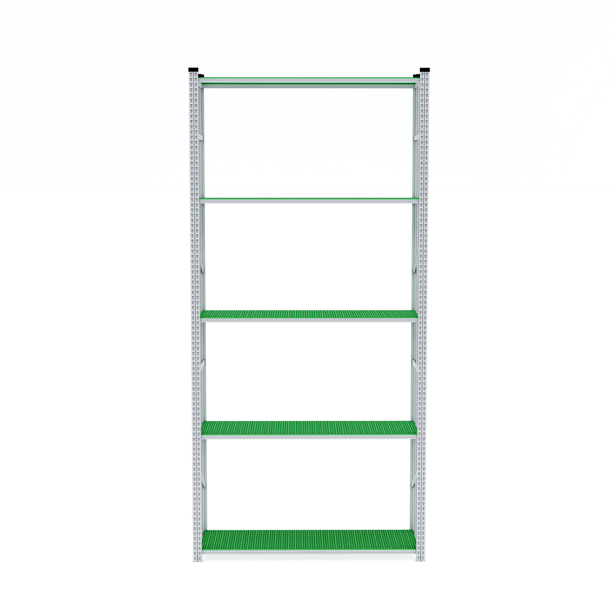 Galvanised Shelving 400mm Depth Plastic Panels - Starter
