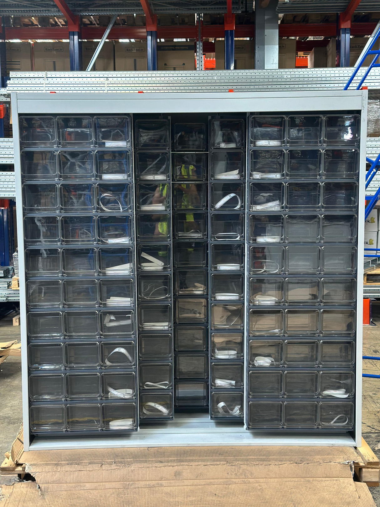Storage Tilt Bin System with Sliding Panels CB600/3B - 210 Drawer