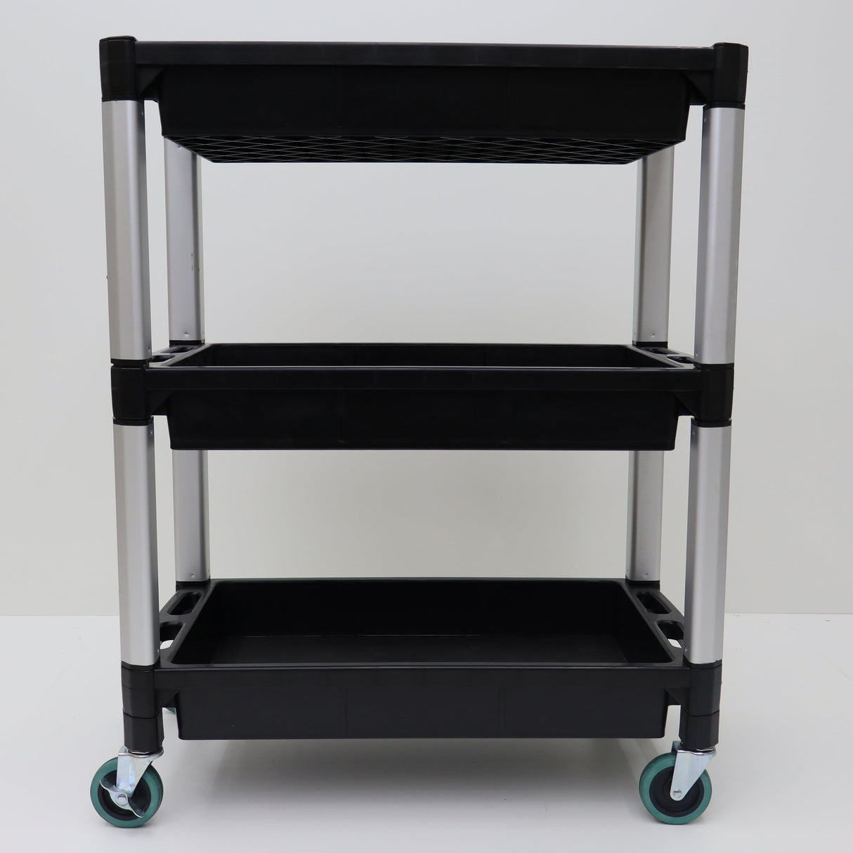 Plastic Platform Trolley - 810H x 1050W x 425D 3 Tier