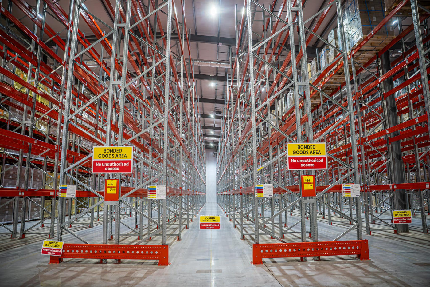 Kimer pallet racking in a warehouse setting provided by RackZone.ie
