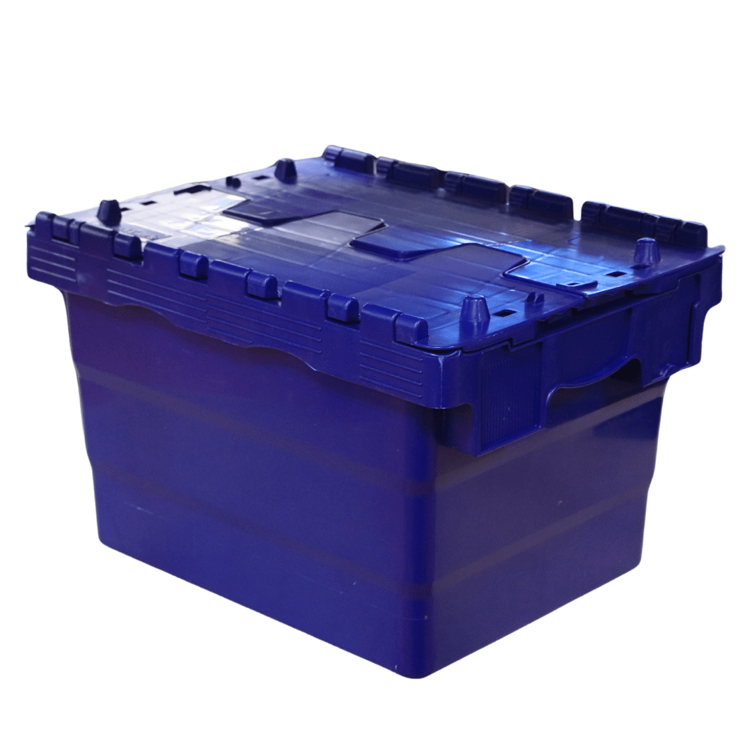 RackZone Attached Lid Container 21L Blue is perfect for secure, organized storage.