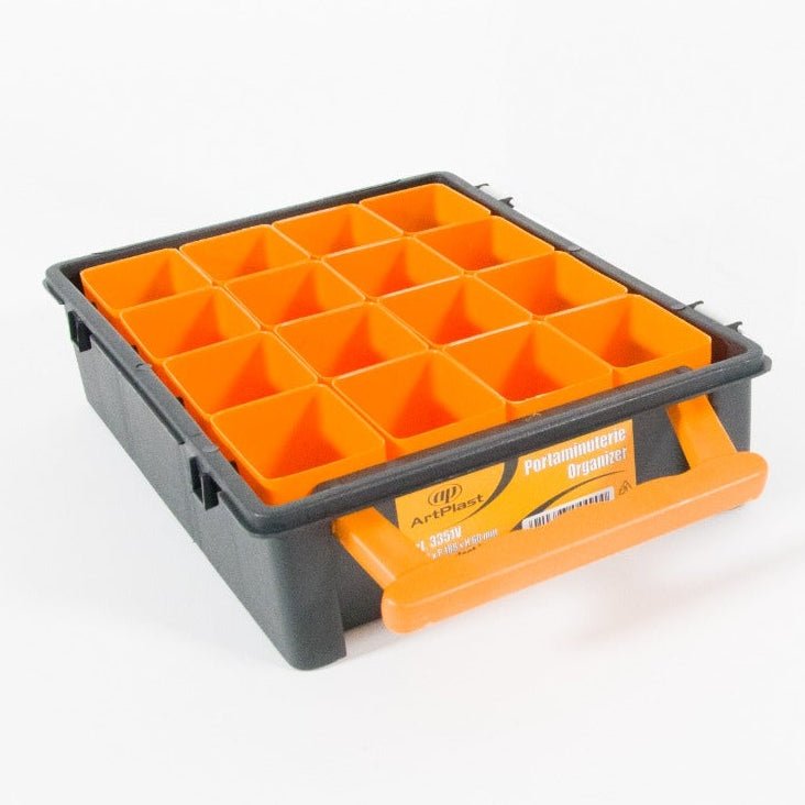 Small Parts Assortment Box 242w x 185d x 60h 16 Compartments