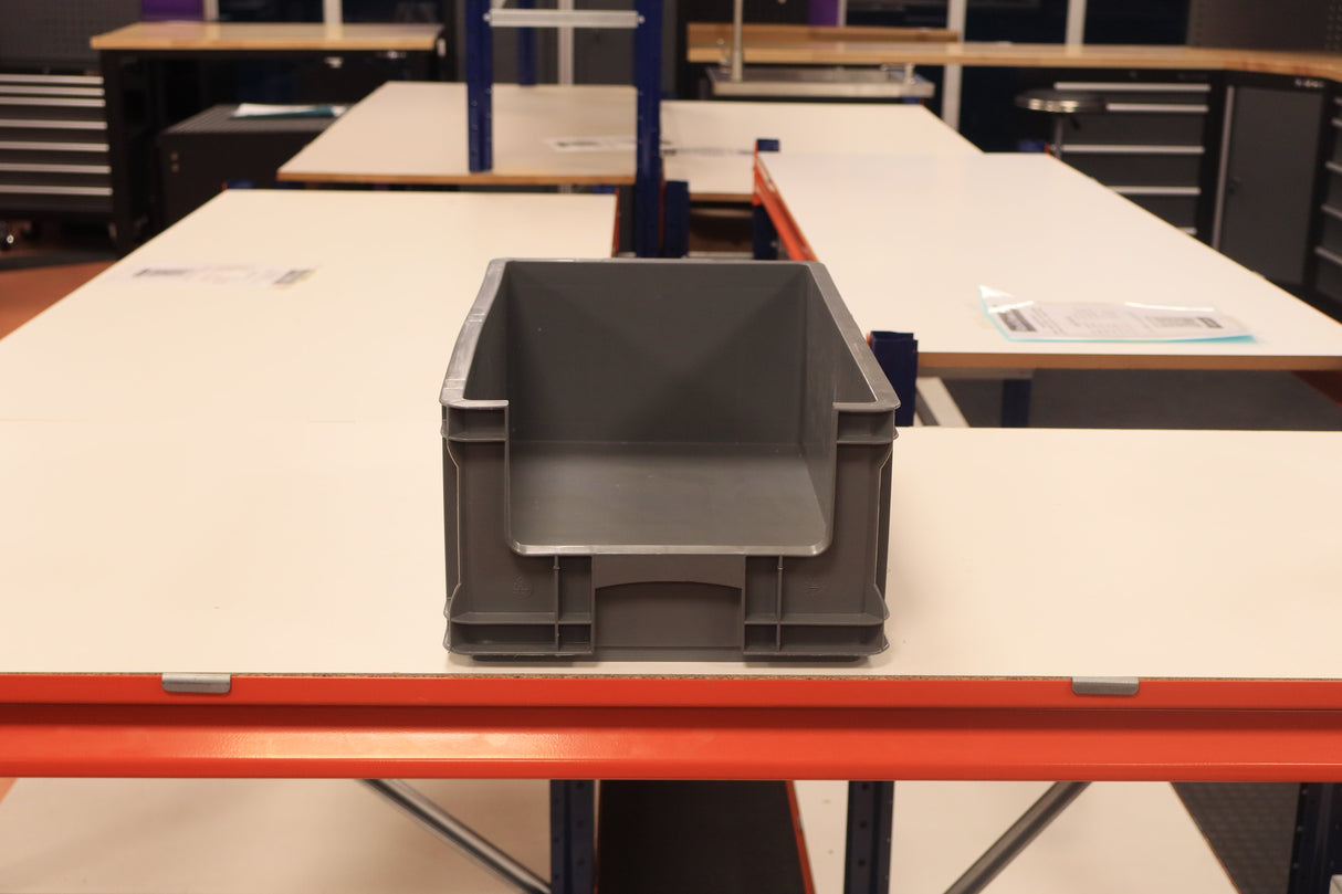 RackZone Pallet Deal: 90 Grey Euro Picking Containers for organized storage.
