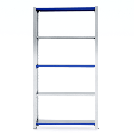 RackZone Easy Rack Galvanised Shelving 300mm, strong garage storage unit.