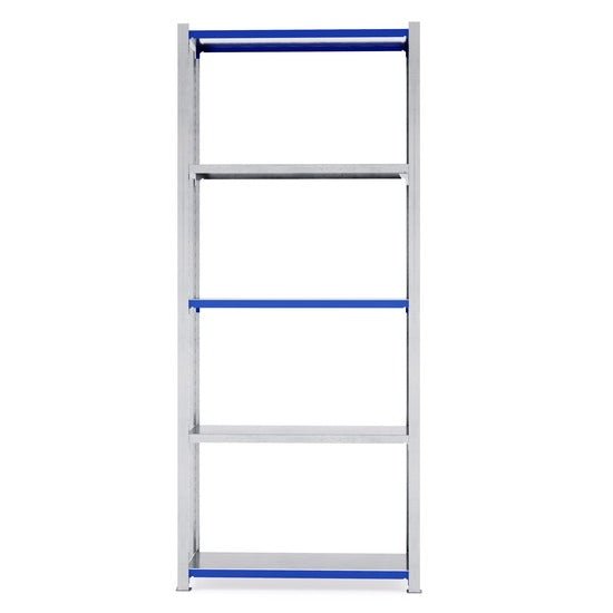 RackZone Easy Rack Galvanised Shelving 4-shelf unit, 500mm deep—starter.