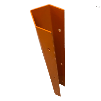 Single Upright Angle Reinforcement 100mm Orange