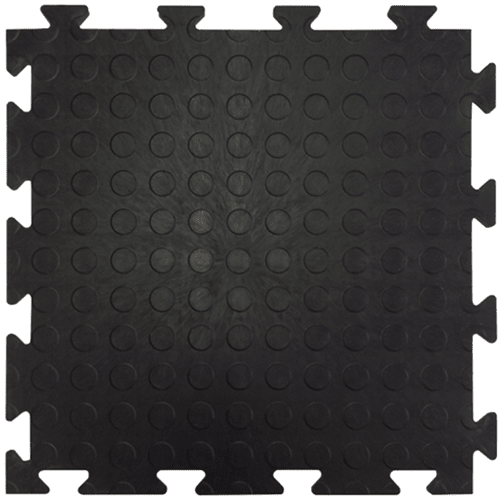 RackZone Interlocking Vinyl Floor Tiles 495mm, pack of 10, for garage floors.