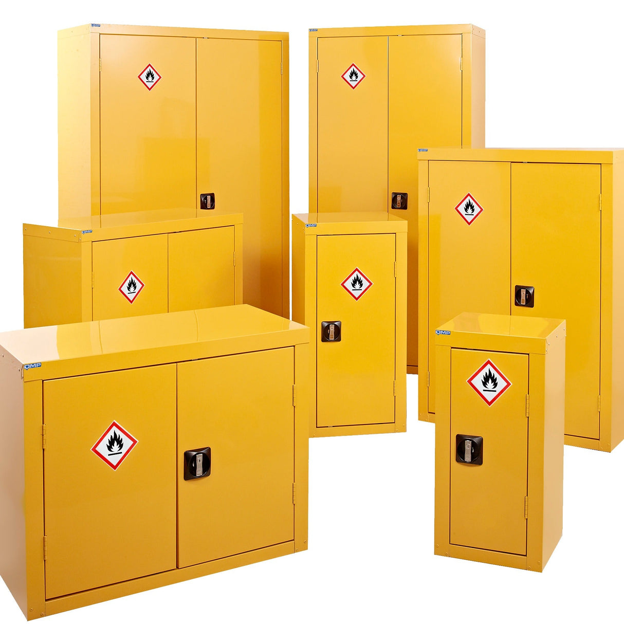 Hazardous Cupboard - Including 1 Shelf - 900h x 900w x 460d mm
