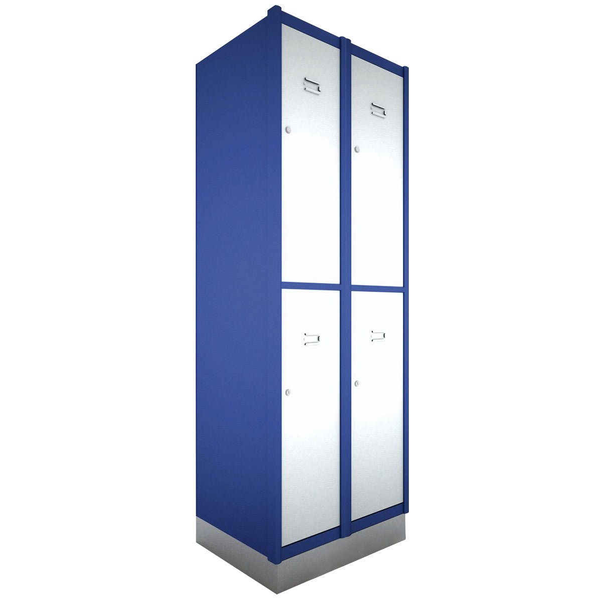 RackZone Metal Locker, 2 Door, 1800x500x300mm with padlock, 2 Bay.