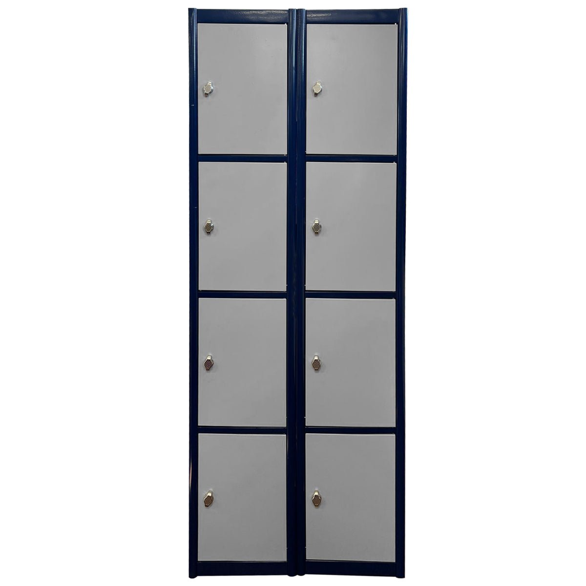 Metal Locker 4 Door 1800 x 500 x 300mm c/w Padlock 2 Bay