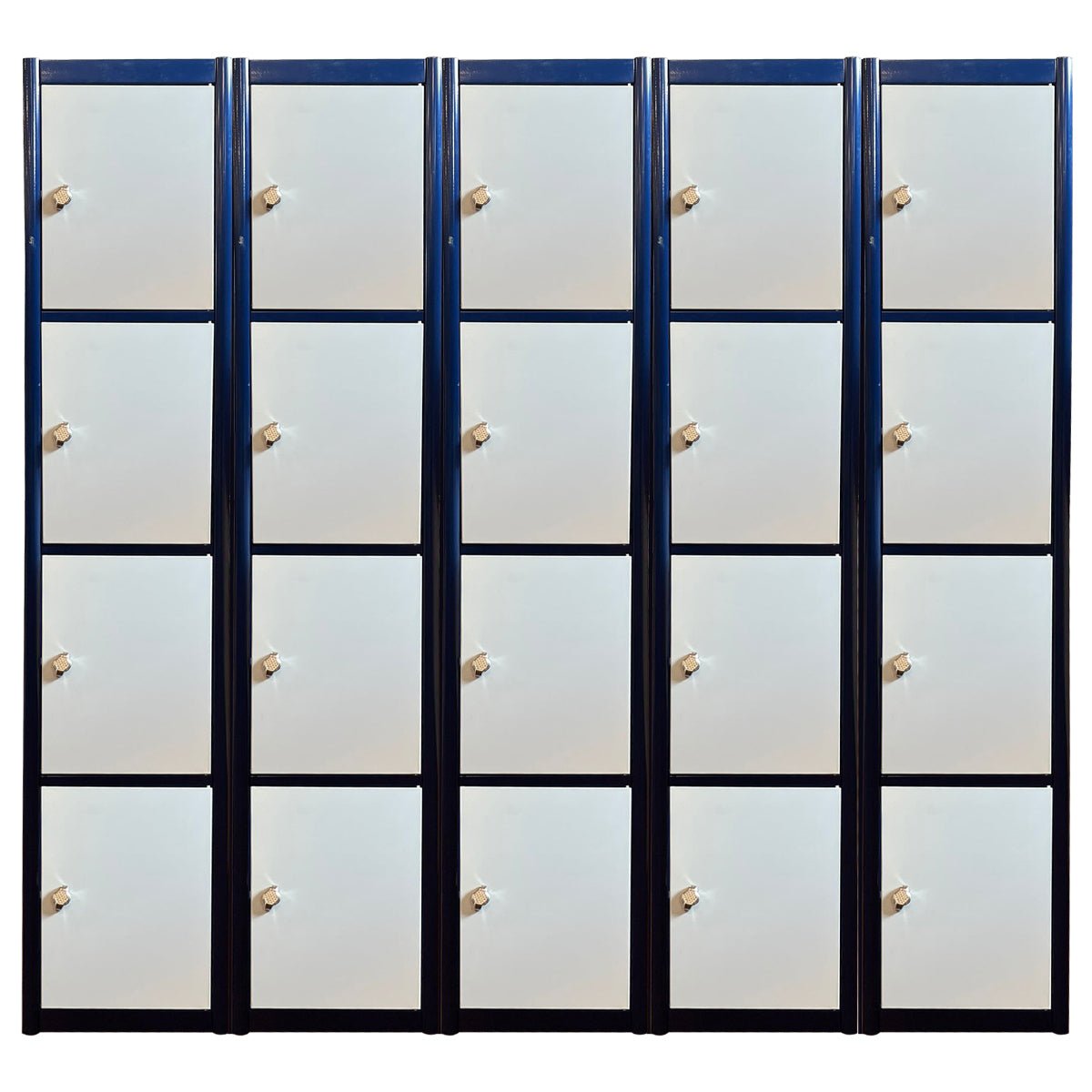 Metal Locker 4 Door 1800 x 500 x 300mm c/w Padlock 5 Bay