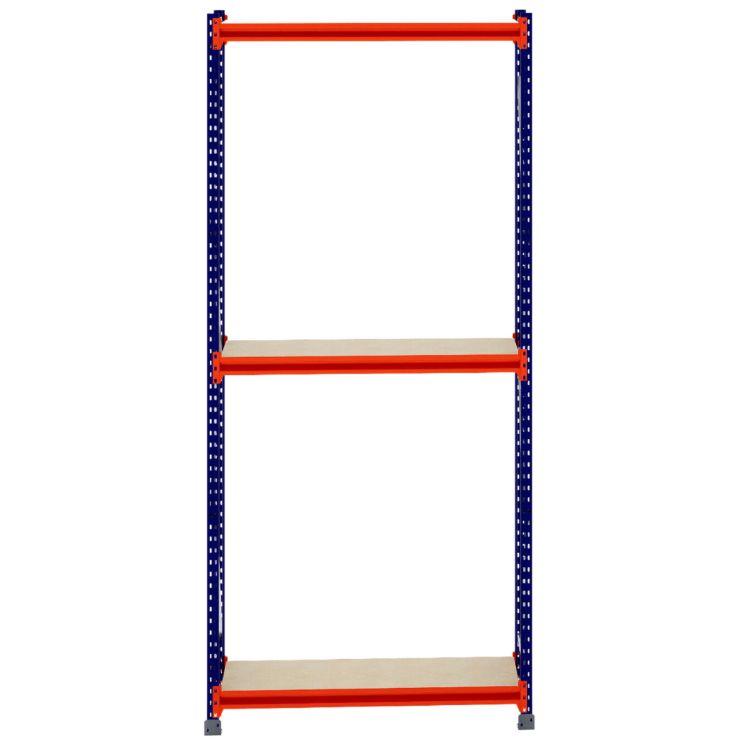 RackZone Longspan Shelving 400mm Depth Starter, ideal for modular storage.
