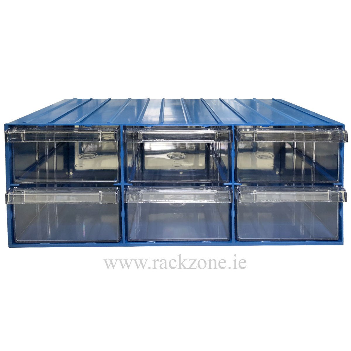 Plastic Drawer 72 Box 204d x 370w x 160h Blue 120-6