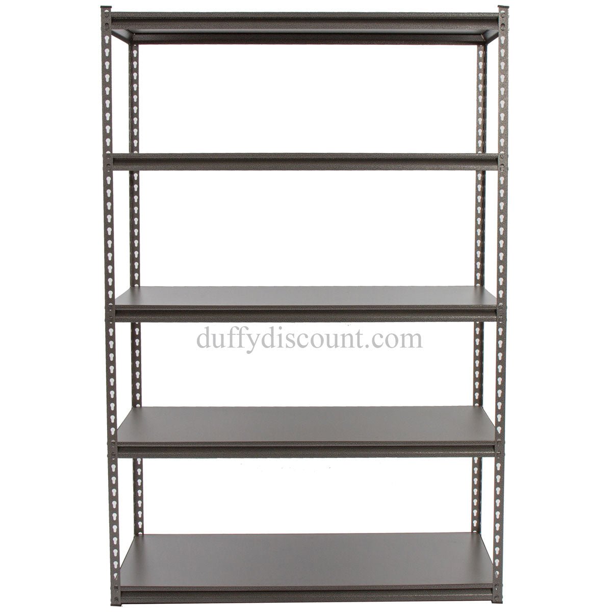 RackZone Rivet Shelving, 5 Level, 250kg, 1830x1220x610mm, Angled Timber, 10 Bay.