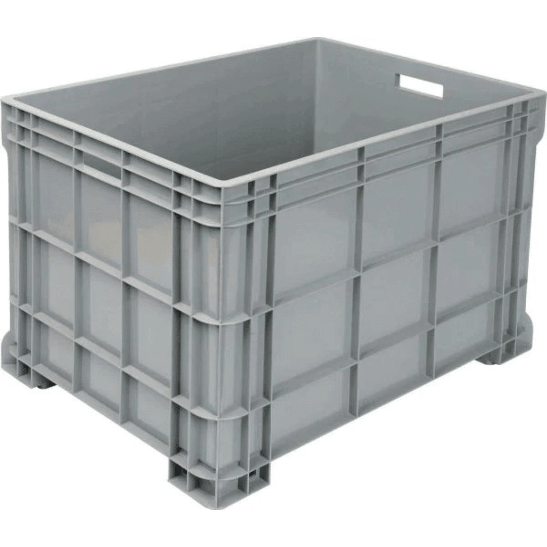 Stacking Container 933d x 666w x 635h Grey