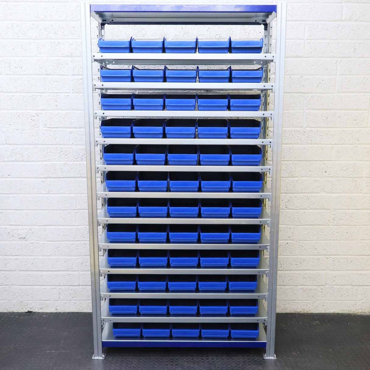 Storage Kit Easy Rack Shelving With 60 Shelf Bins - RackZone
