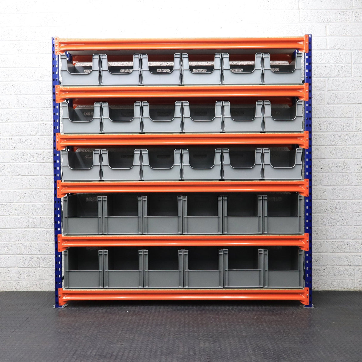 Storage Kit Longspan Shelving 400mm Deep With 30 Euro Picking Containers - RackZone