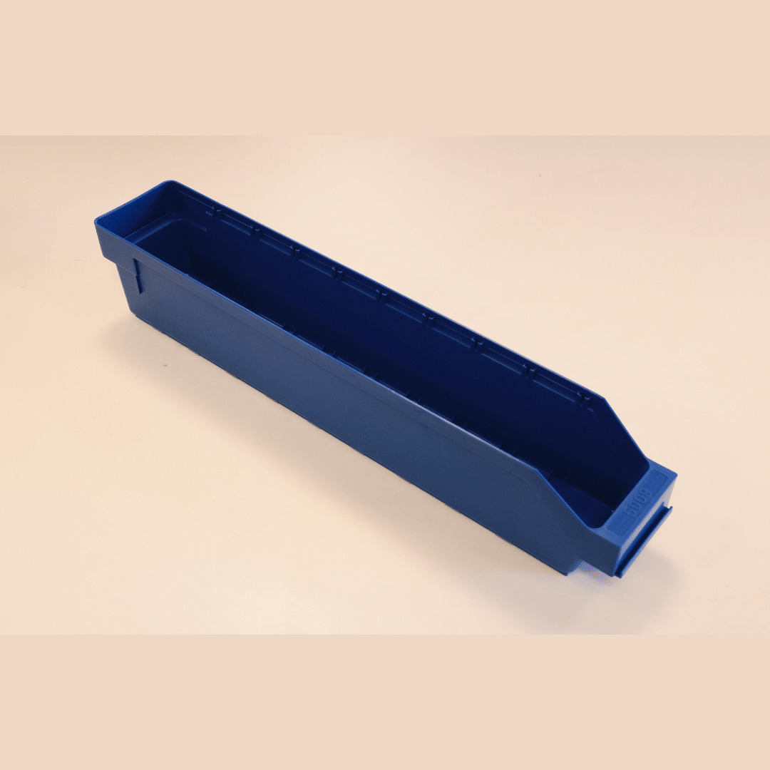 RackZone Standard Shelf Bin ST5009, blue, 500x90x95mm, ideal for storage.