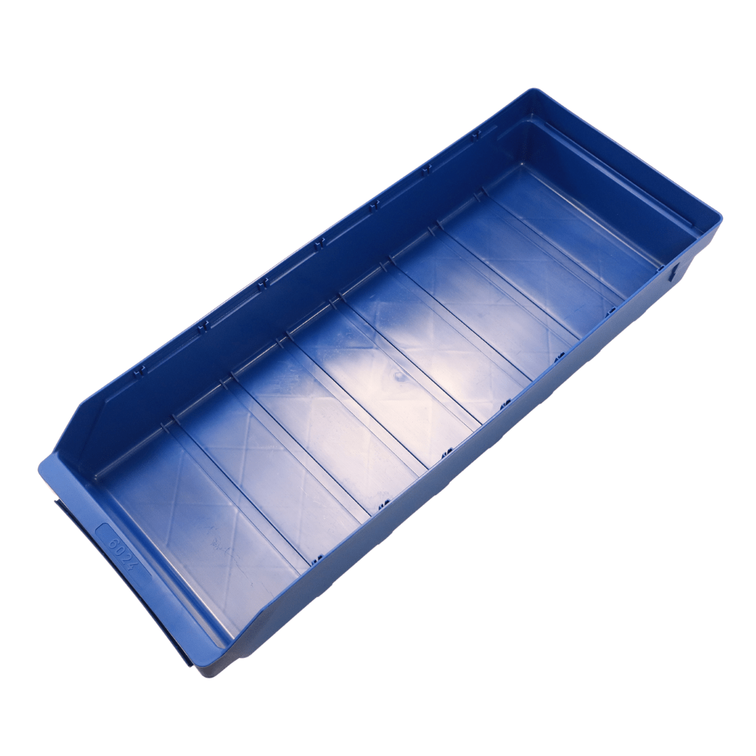 Standard Shelf Bin 600x240x95mm Blue by RackZone.