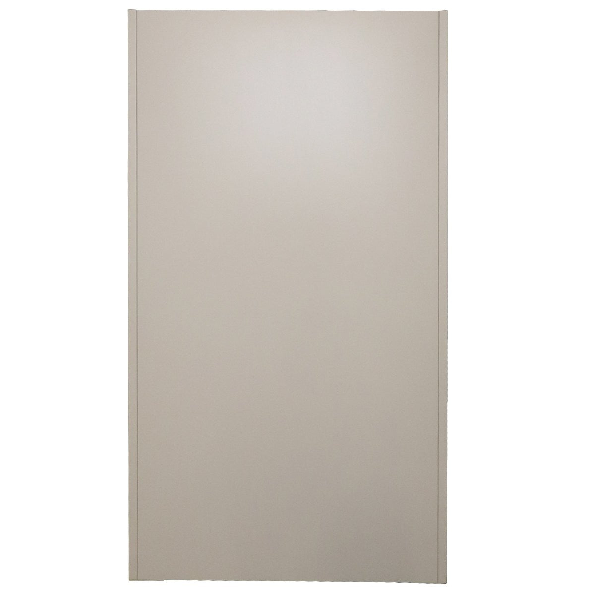 A grey, rectangular Premium Two Door Storage Cabinet from RackZone.