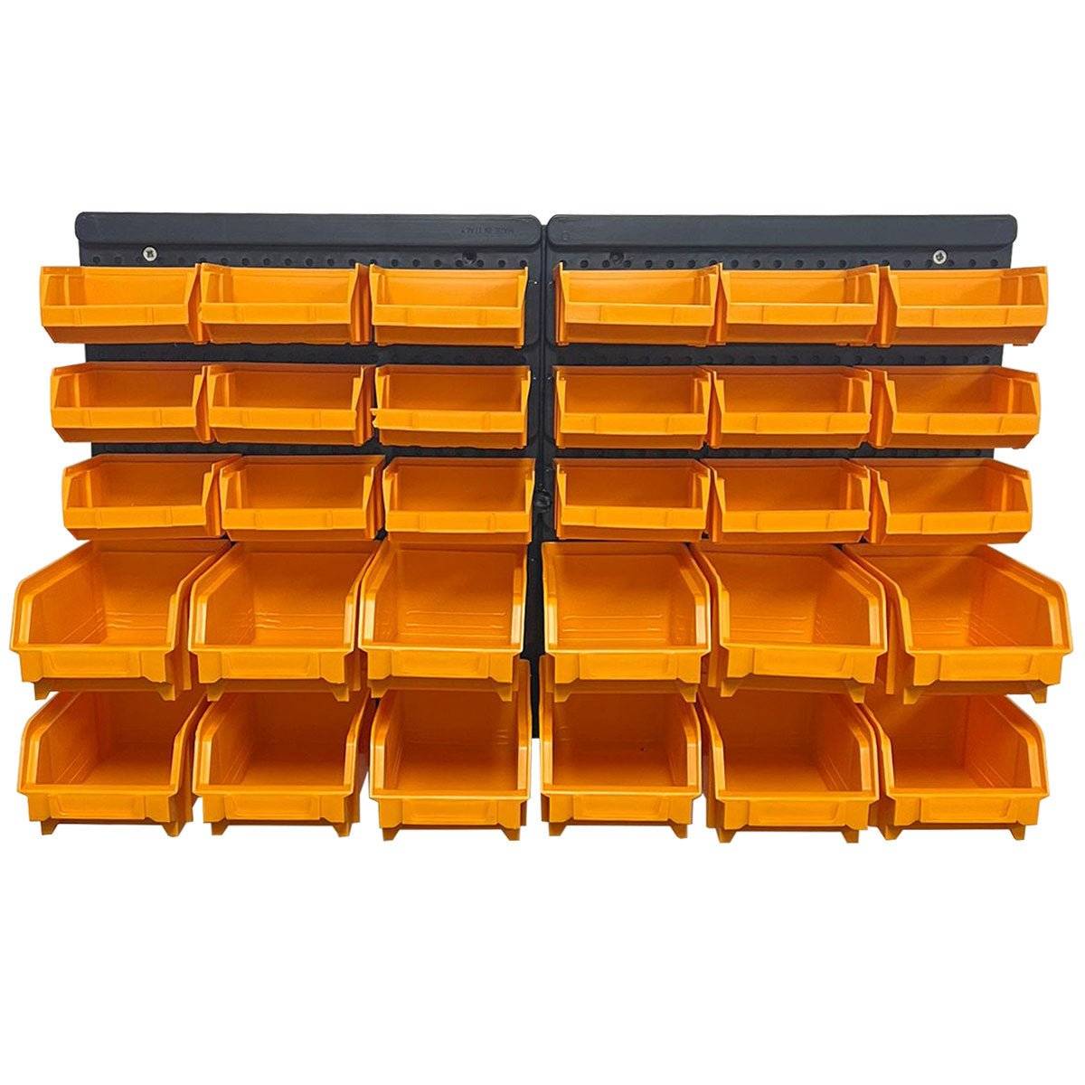 Wall Mounted Storage Parts Bins with Panel