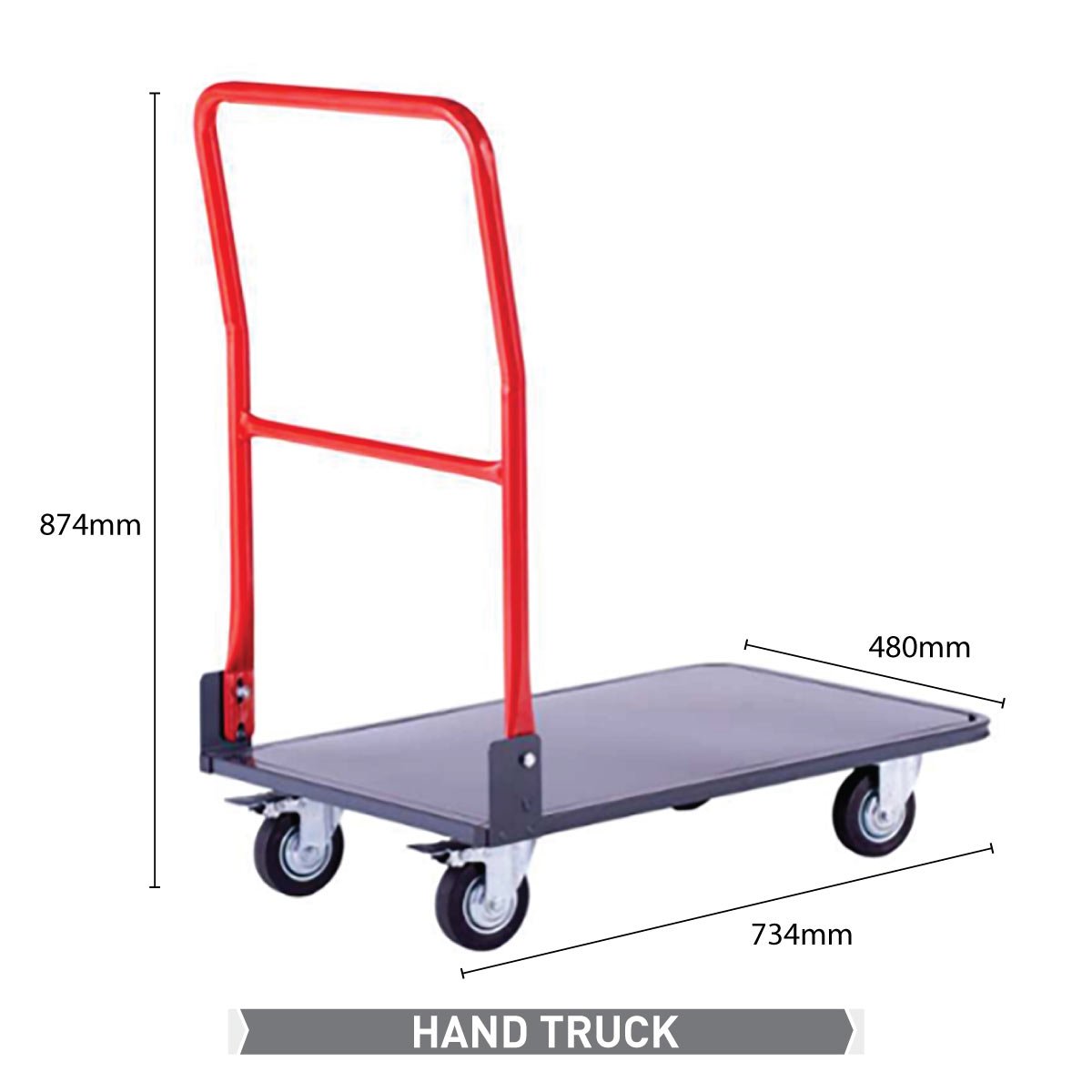 Platform Trolley 870(h) x 730(w) x 480(d) mm 50kg