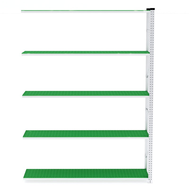 Galvanised Shelving 400mm Depth Plastic Panels - Extender