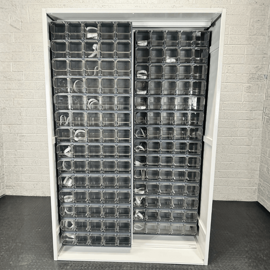 Crystal Box Tilt Bin Systems