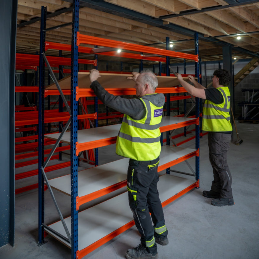 Longspan racking and shelving