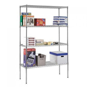 Value Shelving 1830h x 1230w x 475d 4 Level 175Kg UDL Chrome