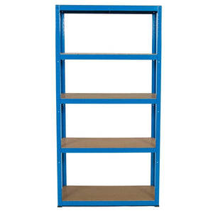 RackZone Value Shelving, blue, 5 shelves, 1780x900x450mm, 175kg UDL.