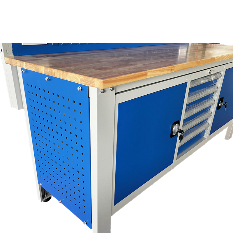 RackZone Industrial Workbench 2000H x 2100W x 600D with storage drawers.