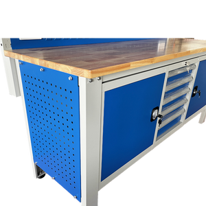 RackZone Industrial Workbench 2000H x 2100W x 600D with storage drawers.