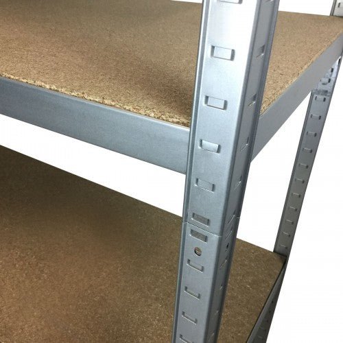 RackZone Value Shelving 1960h x1200w 5 Level with particleboard shelves shown.