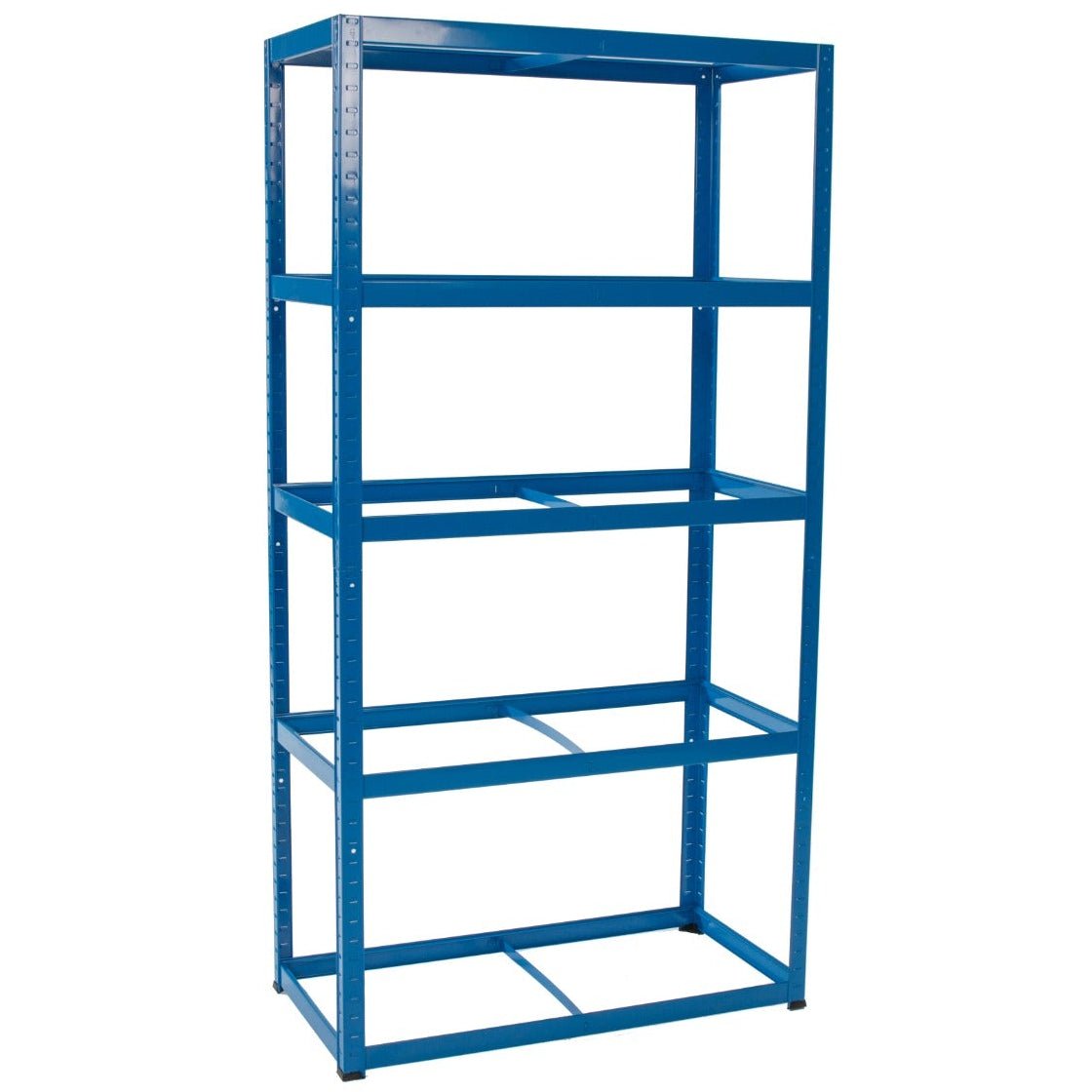 RackZone Value Shelving, blue, 5 adjustable shelves, 1780x900x450mm, 175kg UDL.