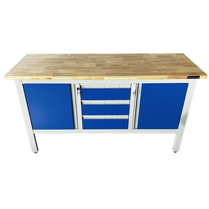 Industrial Workbench 1690W x 900H x 600D Grey/Blue