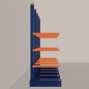 Cantilever Rack 5000H x 4000W x 1200D c/w Base + 3 Levels