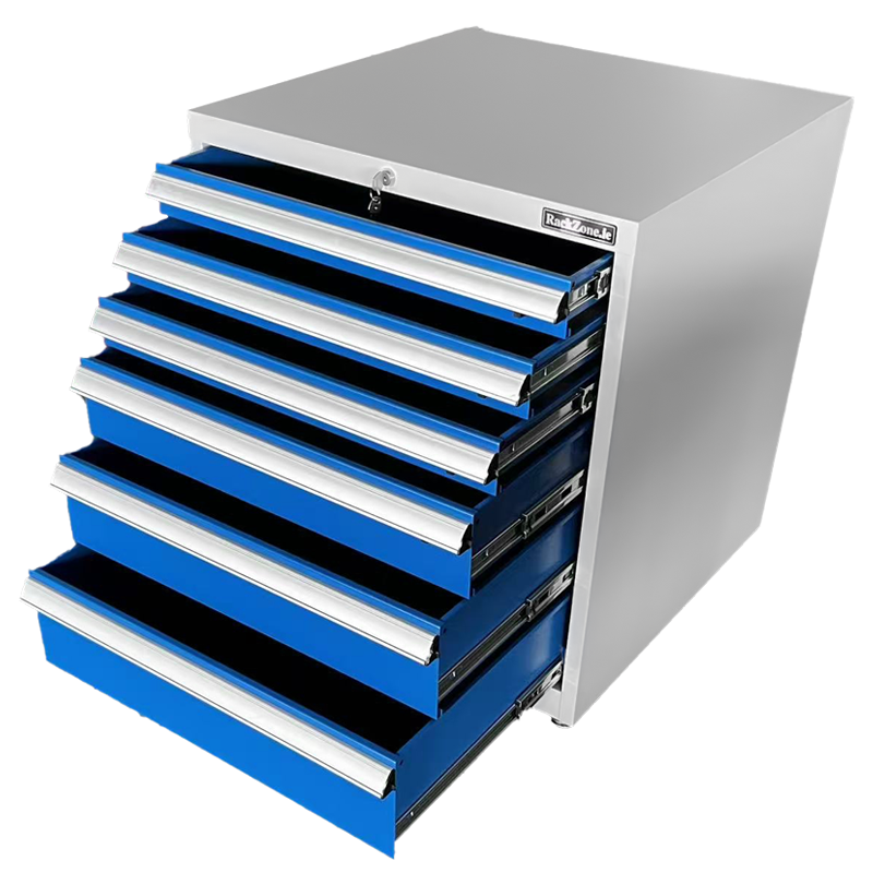 The RackZone Industrial Six Drawer Cabinet is shown on a white background.