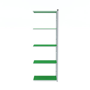 Galvanised Shelving 600mm Depth Plastic Panels - Extender