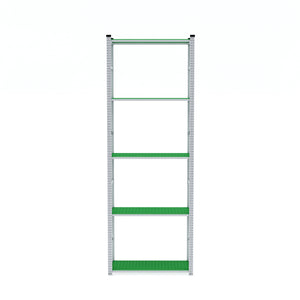 Galvanised Shelving 400mm Depth Plastic Panels - Starter