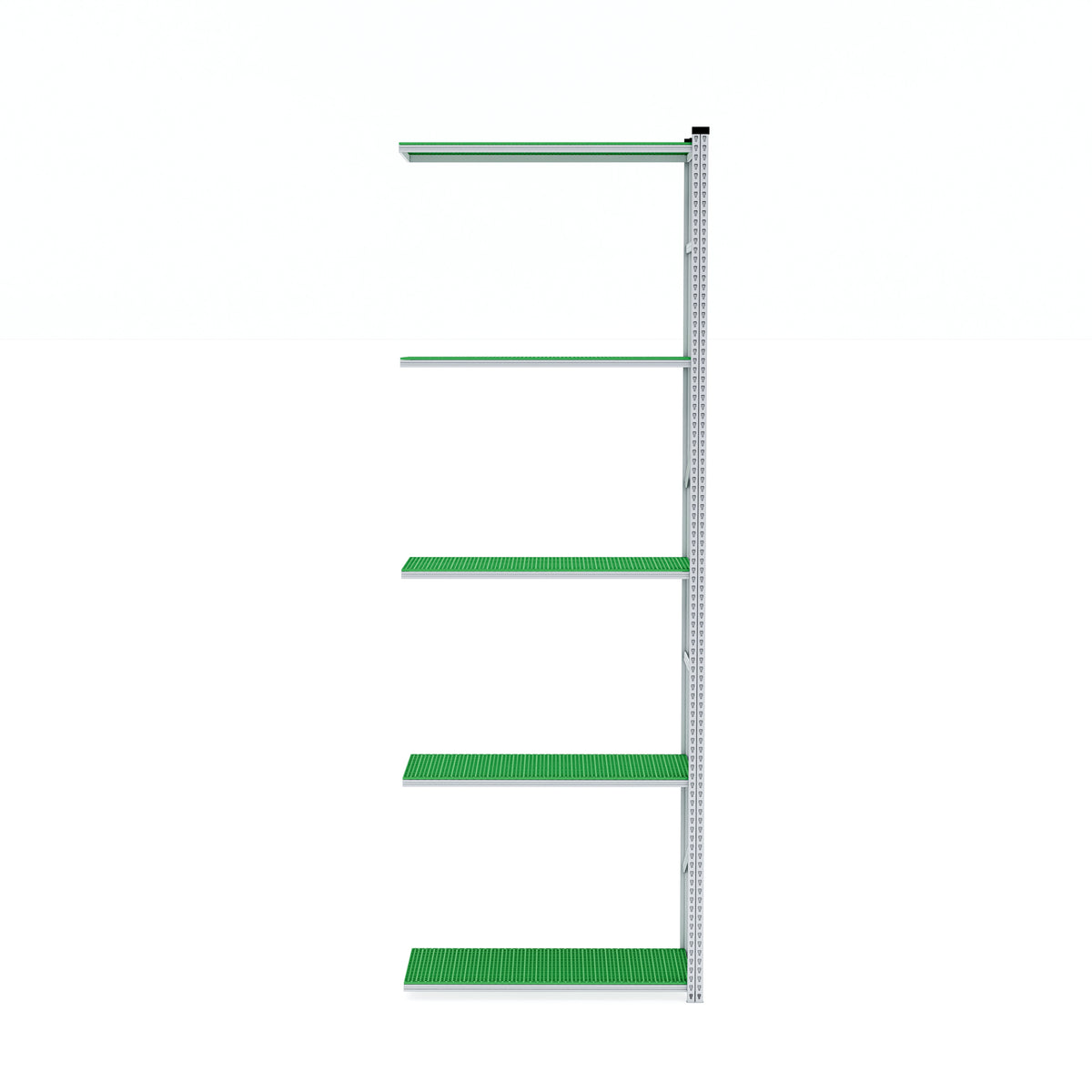 Galvanised Shelving 400mm Depth Plastic Panels - Extender