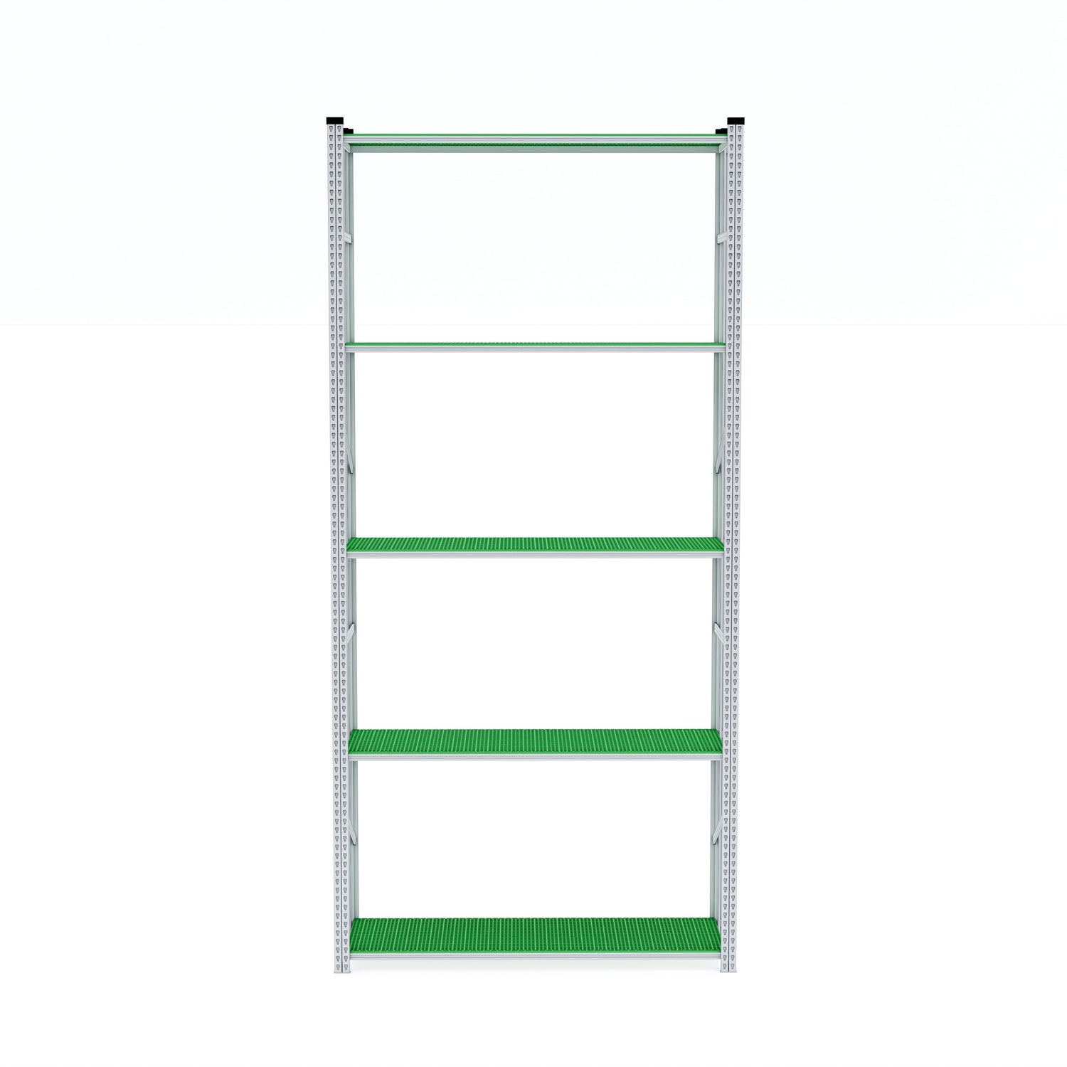Galvanised Shelving 400mm Depth Plastic Panels - Starter
