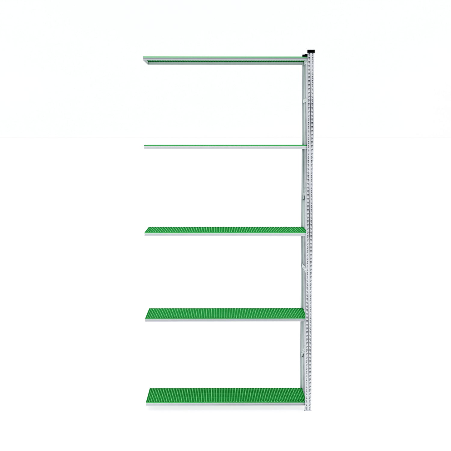Galvanised Shelving 400mm Depth Plastic Panels - Extender