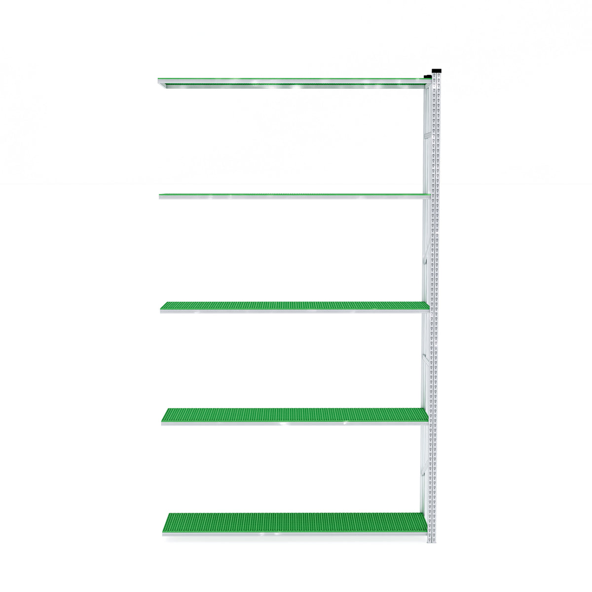 Galvanised Shelving 400mm Depth Plastic Panels - Extender
