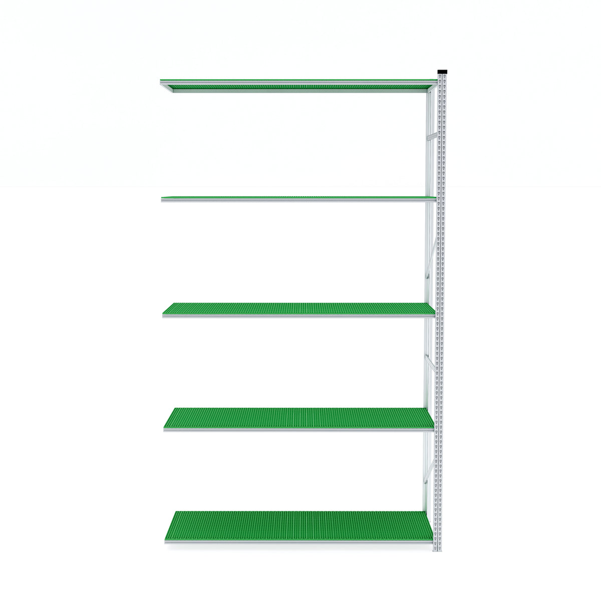 Galvanised Shelving 600mm Depth Plastic Panels - Extender